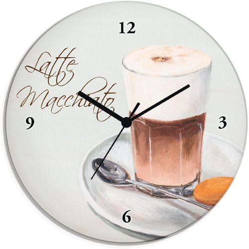 4055327080675 - Wanduhr ARTLAND Latte Macchiato Wanduhren Gr T 18 cm Quarzuhr weiß Wanduhren wahlweise mit Quarz- oder Funhuhrwerk lautlos ohne Tickgeräusche 4055327080675 - Wanduhr ARTLAND Latte Macchiato Wanduhren Gr T 18 cm Quarzuhr weiß Wanduhren wahlweise mit Quarz- oder Funhuhrwerk lautlos ohne Tickgeräusche