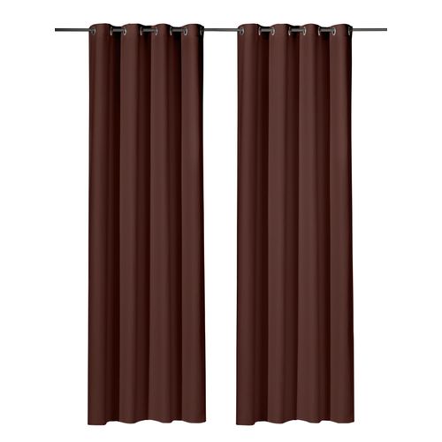 4005385143355 - Vorhang WECKBRODT Vito Gardinen Gr 245 cm Ösen 140 cm braun (schoko) Ösen Gardine Ösenschal Gardine blickdicht Microvelour Unifarben 4005385143355 - Vorhang WECKBRODT Vito Gardinen Gr 245 cm Ösen 140 cm braun (schoko) Ösen Gardine Ösenschal Gardine blickdicht Microvelour Unifarben