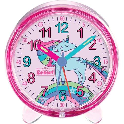 4026687134919 - Kinderwecker SCOUT Favorit rosa (rosa transparent) Wecker Kinder Quarzwecker LernweckerGeschenkideeKinderzimmer SchulanfangEinhorn 4026687134919 - Kinderwecker SCOUT Favorit rosa (rosa transparent) Wecker Kinder Quarzwecker LernweckerGeschenkideeKinderzimmer SchulanfangEinhorn