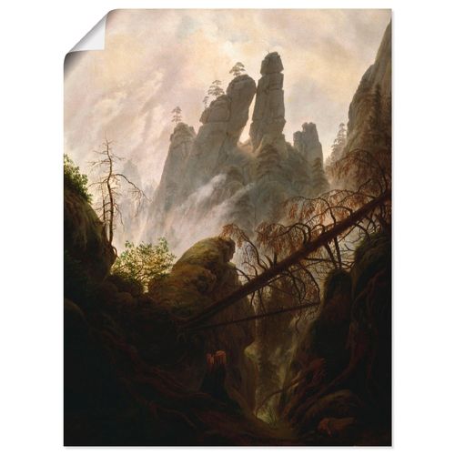 4055327852579 - Wandbild ARTLAND Felsenschlucht 1822 23 Bilder Gr B H 30 cm x 40 cm Poster Felsen Hochformat 1 St grün Bild Leinwandbild Kunstdrucke Bilder als Leinwandbild Wandaufkleber oder Poster in versch Größen 4055327852579 - Wandbild ARTLAND Felsenschlucht 1822 23 Bilder Gr B H 30 cm x 40 cm Poster Felsen Hochformat 1 St grün Bild Leinwandbild Kunstdrucke Bilder als Leinwandbild Wandaufkleber oder Poster in versch Größen