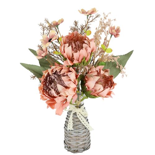 4019844823399 - Kunstblume IGEA Protea Strauß in Vase lila (mauve) B30cm H45cm L24cm Polyester Kunstpflanzen Artischocken Blumensträuße Seidenblume Dekoblume Bouquet Herbstdeko 4019844823399 - Kunstblume IGEA Protea Strauß in Vase lila (mauve) B30cm H45cm L24cm Polyester Kunstpflanzen Artischocken Blumensträuße Seidenblume Dekoblume Bouquet Herbstdeko