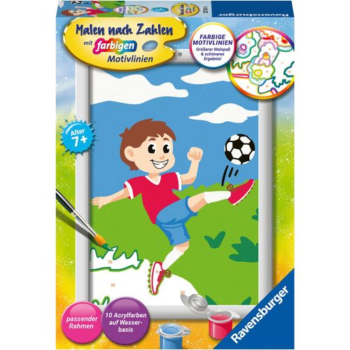 4005556237616 - Malen nach Zahlen RAVENSBURGER Spaß am Fußball bunt Malvorlagen KinderB13cm H18cm Made in Europe B13cm H18cm 4005556237616 - Malen nach Zahlen RAVENSBURGER Spaß am Fußball bunt Malvorlagen KinderB13cm H18cm Made in Europe B13cm H18cm