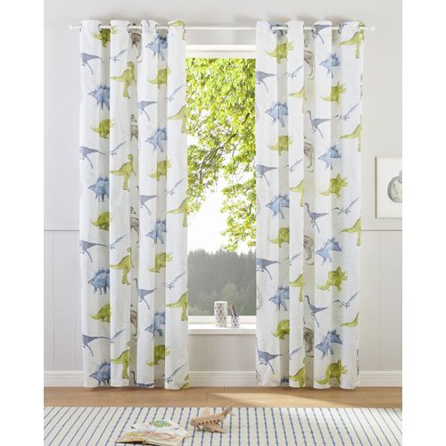 8966110126103 - Gardine LÜTTENHÜTT DINO Gr 1 bunt (natur bunt) B135cm H145cm Polyester Baumwolle Recyceltes Material Gardinen Kindergardine einseitig mit Dinosauriern bedruckt 8966110126103 - Gardine LÜTTENHÜTT DINO Gr 1 bunt (natur bunt) B135cm H145cm Polyester Baumwolle Recyceltes Material Gardinen Kindergardine einseitig mit Dinosauriern bedruckt