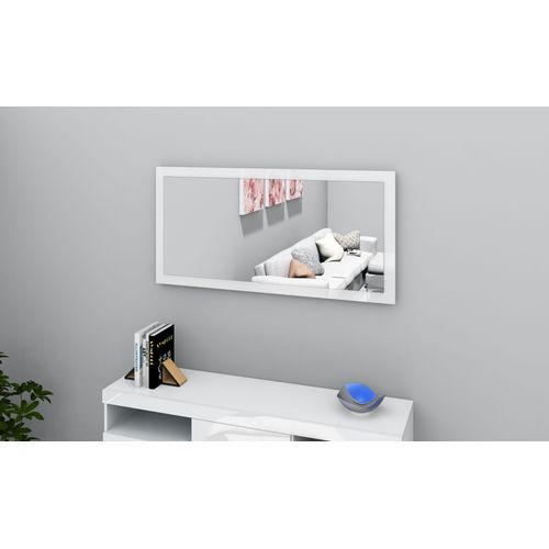 4255607608623 - Spiegel BORCHARDT MÖBEL Panama weiß (weiß hochglanz) B123cm H60cm Glas Spiegel Rahmen 4255607608623 - Spiegel BORCHARDT MÖBEL Panama weiß (weiß hochglanz) B123cm H60cm Glas Spiegel Rahmen
