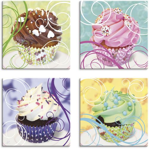 4062144354674 - Leinwandbild ARTLAND Cupcakes Bilder Gr B H 20 cm x 20 cm Leinwandbild Süßspeisen quadratisch 4 St bunt Bild Leinwandbild Leinwandbilder Bilder 4er Set verschiedene Größen 4062144354674 - Leinwandbild ARTLAND Cupcakes Bilder Gr B H 20 cm x 20 cm Leinwandbild Süßspeisen quadratisch 4 St bunt Bild Leinwandbild Leinwandbilder Bilder 4er Set verschiedene Größen