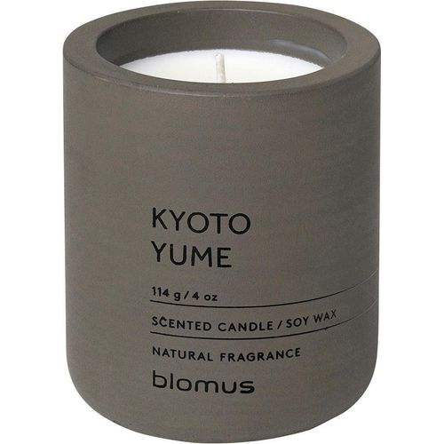 4008832775437 - Duftkerze BLOMUS FRAGA Kerzen Gr Ø H 65 cm x 8 cm grün (olivgrün (tarmac)) Duftkerze Wachskerze Kerzen