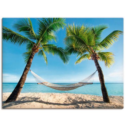 4057738316107 - Wandbild ARTLAND Palmenstrand Karibik mit Hängematte Bilder Gr B H 80 cm x 60 cm Leinwandbild Amerika Querformat 1 St blau Bild Leinwandbild Kunstdrucke Bilder als Alubild Leinwandbild Wandaufkleber oder Poster in versch Größen 4057738316107 - Wandbild ARTLAND Palmenstrand Karibik mit Hängematte Bilder Gr B H 80 cm x 60 cm Leinwandbild Amerika Querformat 1 St blau Bild Leinwandbild Kunstdrucke Bilder als Alubild Leinwandbild Wandaufkleber oder Poster in versch Größen