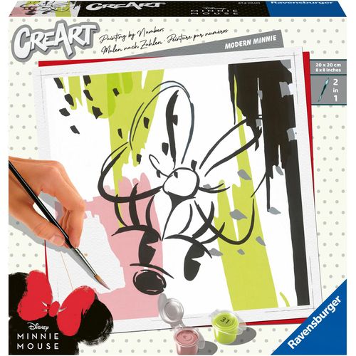 4005556201280 - Malen nach Zahlen RAVENSBURGER CreArt Modern Minnie bunt Malvorlagen KinderB20cm H20cm Made in Europe B20cm H20cm 4005556201280 - Malen nach Zahlen RAVENSBURGER CreArt Modern Minnie bunt Malvorlagen KinderB20cm H20cm Made in Europe B20cm H20cm