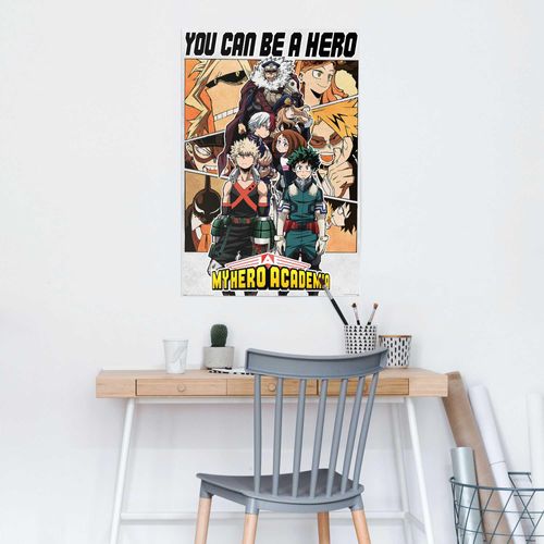 8714597646924 - Poster REINDERS My Hero Academia S3 - be a hero bunt (farbe bild(er) bunt) B61cm H915cm T01cm Holzwerkstoff Bilder 8714597646924 - Poster REINDERS My Hero Academia S3 - be a hero bunt (farbe bild(er) bunt) B61cm H915cm T01cm Holzwerkstoff Bilder