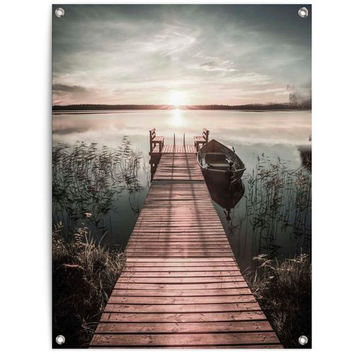 8714597627947 - Poster REINDERS Steg am See grün (farbe bild(er) grün) B60cm H80cm T01cm Leinwand Bilder 8714597627947 - Poster REINDERS Steg am See grün (farbe bild(er) grün) B60cm H80cm T01cm Leinwand Bilder