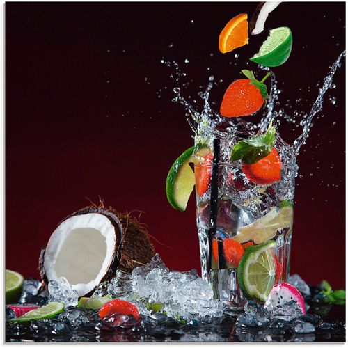 4058661634832 - Glasbild ARTLAND Frischer Fruchtcocktail V Bilder Gr B H 30 cm x 30 cm Getränke 1 St bunt Glasbilder Bilder in verschiedenen Größen 4058661634832 - Glasbild ARTLAND Frischer Fruchtcocktail V Bilder Gr B H 30 cm x 30 cm Getränke 1 St bunt Glasbilder Bilder in verschiedenen Größen