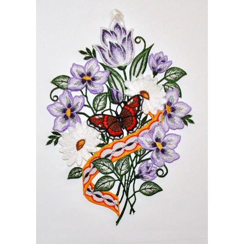 4028298185373 - Fensterbild STICKEREIEN PLAUEN Blumenband Fensterbild Fensterbilder Gr B L 21 cm x 30 cm lila (flieder) Fensterdekoration Dekohänger Fensterbild Blumenband 4028298185373 - Fensterbild STICKEREIEN PLAUEN Blumenband Fensterbild Fensterbilder Gr B L 21 cm x 30 cm lila (flieder) Fensterdekoration Dekohänger Fensterbild Blumenband