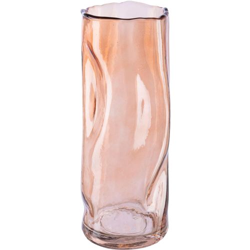 4064118142232 - Tischvase Blumenvase Caline Vasen Gr H 26 cm Ø 9 cm braun (hellbraun) Blumenvasen Vase aus Glas im Crunch-Design Höhe ca 26 cm 4064118142232 - Tischvase Blumenvase Caline Vasen Gr H 26 cm Ø 9 cm braun (hellbraun) Blumenvasen Vase aus Glas im Crunch-Design Höhe ca 26 cm