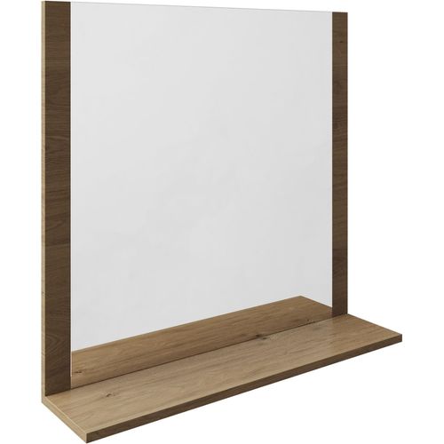 4067602610521 - Wandspiegel WELLTIME MODENA braun (eiche) B59cm H64cm T15cm Spanplatte Spiegelglas Spiegel Wandspiegel für jedes Badezimmer Badezimmerspiegel 59 cm breit 4067602610521 - Wandspiegel WELLTIME MODENA braun (eiche) B59cm H64cm T15cm Spanplatte Spiegelglas Spiegel Wandspiegel für jedes Badezimmer Badezimmerspiegel 59 cm breit