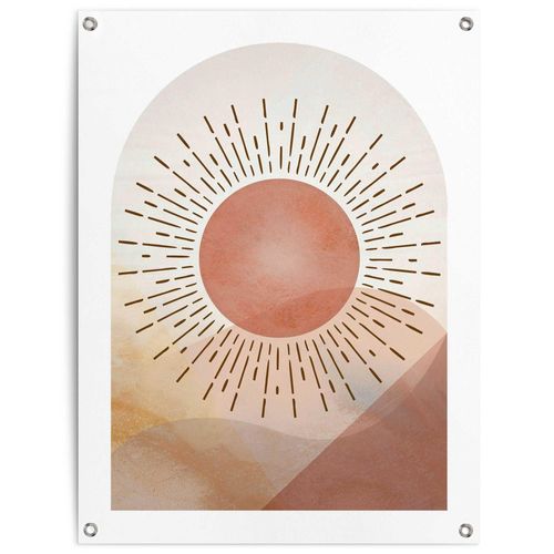 8714597638363 - Poster REINDERS Sonne braun (farbe bild(er) braun) B60cm H80cm T01cm Leinwand Bilder Outdoor für Garten oder Balkon 8714597638363 - Poster REINDERS Sonne braun (farbe bild(er) braun) B60cm H80cm T01cm Leinwand Bilder Outdoor für Garten oder Balkon