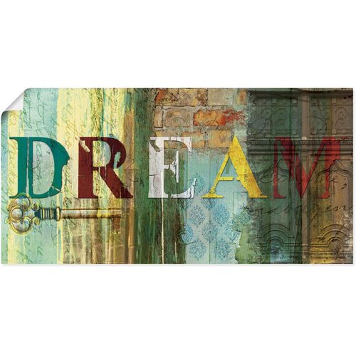 4055327423335 - Wandbild ARTLAND Traum Bilder Gr B H 100 cm x 50 cm Poster Sprüche & Texte Querformat 1 St bunt Kunstdrucke als Leinwandbild Wandaufkleber oder Poster in versch Größen 4055327423335 - Wandbild ARTLAND Traum Bilder Gr B H 100 cm x 50 cm Poster Sprüche & Texte Querformat 1 St bunt Kunstdrucke als Leinwandbild Wandaufkleber oder Poster in versch Größen