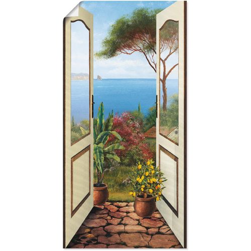 4059745885300 - Wandbild ARTLAND Veranda am Meer Bilder Gr B H 50 cm x 100 cm Poster Küstenbilder Hochformat 1 St grün Kunstdrucke als Alubild Leinwandbild Wandaufkleber oder Poster in versch Größen 4059745885300 - Wandbild ARTLAND Veranda am Meer Bilder Gr B H 50 cm x 100 cm Poster Küstenbilder Hochformat 1 St grün Kunstdrucke als Alubild Leinwandbild Wandaufkleber oder Poster in versch Größen