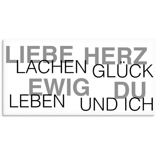 4059745911931 - Wandbild ARTLAND Liebe Statement Bild Bilder Gr B H 100 cm x 50 cm Leinwandbild Sprüche & Texte 1 St schwarz Bild Kunstdruck Bilder mit Rahmen als Alubild Leinwandbild Wandaufkleber oder Poster in versch Größen 4059745911931 - Wandbild ARTLAND Liebe Statement Bild Bilder Gr B H 100 cm x 50 cm Leinwandbild Sprüche & Texte 1 St schwarz Bild Kunstdruck Bilder mit Rahmen als Alubild Leinwandbild Wandaufkleber oder Poster in versch Größen