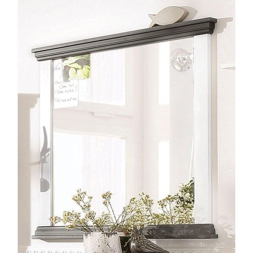 4067601438980 - Garderobenspiegel HOME AFFAIRE Basilico Spiegel Gr B H T 86 cm x 835 cm x 45 cm grau (weiß grau) Spiegel Rahmen aus massiver Kiefer 4067601438980 - Garderobenspiegel HOME AFFAIRE Basilico Spiegel Gr B H T 86 cm x 835 cm x 45 cm grau (weiß grau) Spiegel Rahmen aus massiver Kiefer