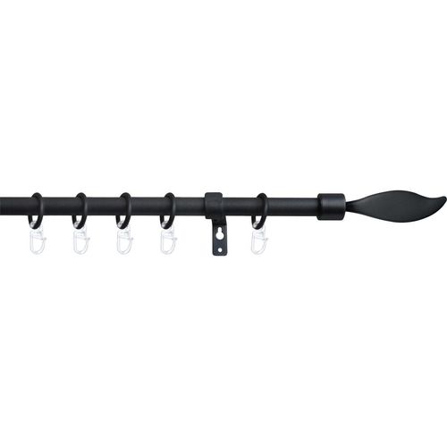 4015161034951 - Gardinenstange Ella Gardinenstangen Gr L 130 cm - 240 cm Ø 13 mm 1 läufig schwarz Gardinenstangen Wandmontage 4015161034951 - Gardinenstange Ella Gardinenstangen Gr L 130 cm - 240 cm Ø 13 mm 1 läufig schwarz Gardinenstangen Wandmontage