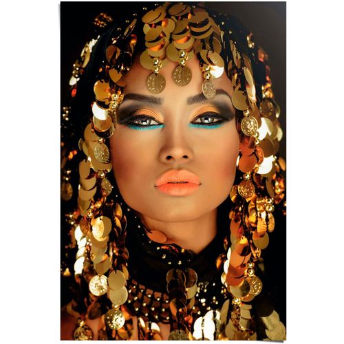 8714597620900 - Poster REINDERS Arabische Prinzessin gold (farbe bild(er) goldfarben) B61cm H915cm T01cm Papier Bilder 8714597620900 - Poster REINDERS Arabische Prinzessin gold (farbe bild(er) goldfarben) B61cm H915cm T01cm Papier Bilder