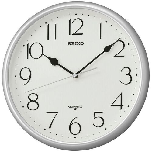 4517228836725 - Wanduhr SEIKO silber (silberfarben) Wanduhren Ø 28cm Quarzuhr Wohnzimmer Esszimmer Arbeitszimmer Küche 4517228836725 - Wanduhr SEIKO silber (silberfarben) Wanduhren Ø 28cm Quarzuhr Wohnzimmer Esszimmer Arbeitszimmer Küche