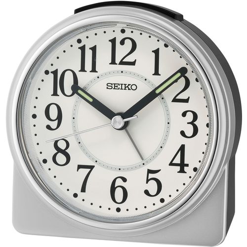 4517228840159 - Quarzwecker SEIKO QHE198S silber (silberfarben) Wecker 4517228840159 - Quarzwecker SEIKO QHE198S silber (silberfarben) Wecker