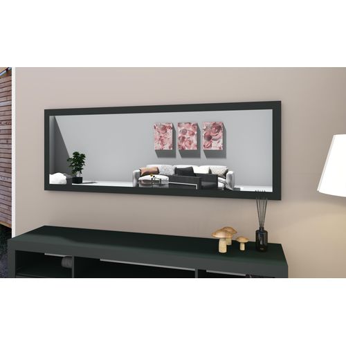 4255607608630 - Spiegel BORCHARDT MÖBEL Panama schwarz (schwarz matt) B166cm H60cm T2cm Glas Spiegel Rahmen 4255607608630 - Spiegel BORCHARDT MÖBEL Panama schwarz (schwarz matt) B166cm H60cm T2cm Glas Spiegel Rahmen