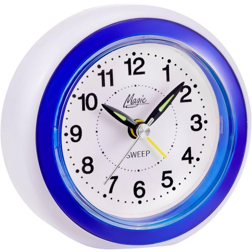 4026934219758 - Quarzwecker ATLANTA blau (blau weiß) Wecker ideal für Reisen Geschenkidee Leuchtzeiger Weckwiederholung analog 4026934219758 - Quarzwecker ATLANTA blau (blau weiß) Wecker ideal für Reisen Geschenkidee Leuchtzeiger Weckwiederholung analog