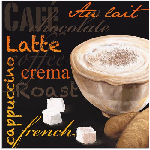 4057738403968 - Wandbild ARTLAND Cappuccino - Kaffee Bilder Gr B H 50 cm x 50 cm Alu-Dibond-Druck Kaffee Bilder quadratisch 1 St schwarz Kunstdrucke als Alubild Leinwandbild Wandaufkleber oder Poster in versch Größen 4057738403968 - Wandbild ARTLAND Cappuccino - Kaffee Bilder Gr B H 50 cm x 50 cm Alu-Dibond-Druck Kaffee Bilder quadratisch 1 St schwarz Kunstdrucke als Alubild Leinwandbild Wandaufkleber oder Poster in versch Größen