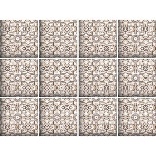 4049009097464 - Fliesenaufkleber QUEENCE Mosaik Muster braun (braun beige) B15cm H15cm T01cm Fliesenaufkleber Stickerfliesen selbstklebend Sticker 12er Set 4049009097464 - Fliesenaufkleber QUEENCE Mosaik Muster braun (braun beige) B15cm H15cm T01cm Fliesenaufkleber Stickerfliesen selbstklebend Sticker 12er Set