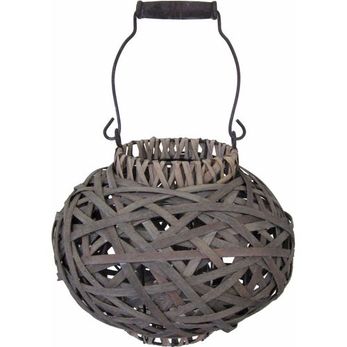 4003529218686 - Kerzenlaterne HOME AFFAIRE grau H21cm Ø24cm Holzwerkstoff Metall Glas Kerzenhalter 4003529218686 - Kerzenlaterne HOME AFFAIRE grau H21cm Ø24cm Holzwerkstoff Metall Glas Kerzenhalter