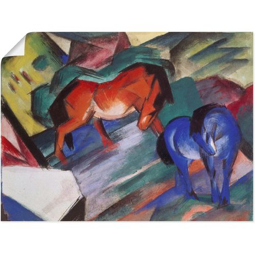 4055327542302 - Wandbild ARTLAND Rotes und blaues Pferd 1912 Bilder Gr B H 60 cm x 45 cm Poster Haustiere 1 St bunt Bild Poster Bilder als Leinwandbild Wandaufkleber oder in versch Größen 4055327542302 - Wandbild ARTLAND Rotes und blaues Pferd 1912 Bilder Gr B H 60 cm x 45 cm Poster Haustiere 1 St bunt Bild Poster Bilder als Leinwandbild Wandaufkleber oder in versch Größen