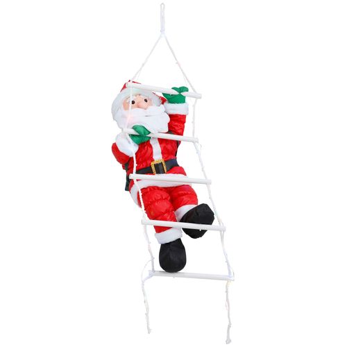 4028998020400 - LED Dekofigur BONETTI Weihnachtsmann kletternd mit Leiter bunt H110cm Lampen Weihnachtsbeleuchtung mit 30 bunten LEDs Weihnachtsdeko aussen 4028998020400 - LED Dekofigur BONETTI Weihnachtsmann kletternd mit Leiter bunt H110cm Lampen Weihnachtsbeleuchtung mit 30 bunten LEDs Weihnachtsdeko aussen