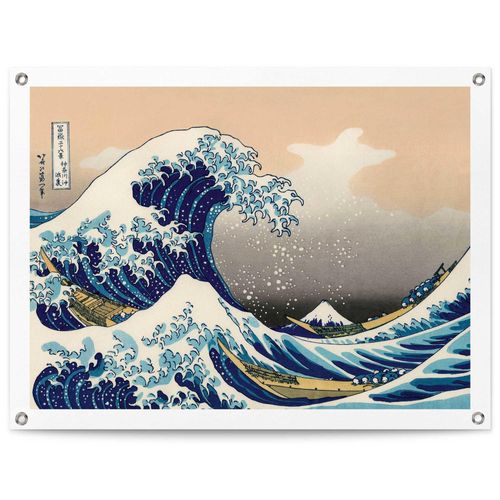 8714597638578 - Poster REINDERS Die große Welle blau (farbe bild(er) blau) B80cm H60cm T01cm Leinwand Bilder Outdoor für Garten oder Balkon 8714597638578 - Poster REINDERS Die große Welle blau (farbe bild(er) blau) B80cm H60cm T01cm Leinwand Bilder Outdoor für Garten oder Balkon