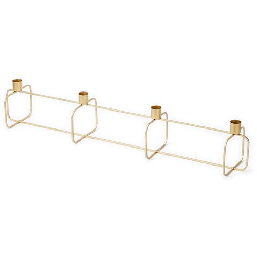 4061752122606 - Kerzenständer Weihnachtsdeko Adventsleuchter gold (goldfarben) B75cm H15cm Metall CHRISTMAS GOODS BY INGE Kerzenhalter für 4 Stab- und Spitzkerzen Länge ca 75 cm 4061752122606 - Kerzenständer Weihnachtsdeko Adventsleuchter gold (goldfarben) B75cm H15cm Metall CHRISTMAS GOODS BY INGE Kerzenhalter für 4 Stab- und Spitzkerzen Länge ca 75 cm