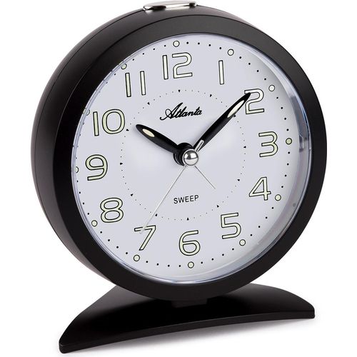 4026934212377 - Quarzwecker ATLANTA 2123-7 schwarz Wecker