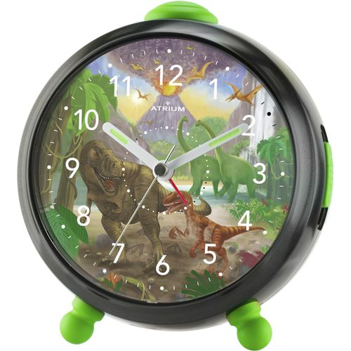 4037921030577 - Quarzwecker ATRIUM A932-4 Dinosaurierwecker schwarz Wecker Kinder Kinderwecker Kinderzimmer Geschenkidee Schulanfang Geburtstag 4037921030577 - Quarzwecker ATRIUM A932-4 Dinosaurierwecker schwarz Wecker Kinder Kinderwecker Kinderzimmer Geschenkidee Schulanfang Geburtstag