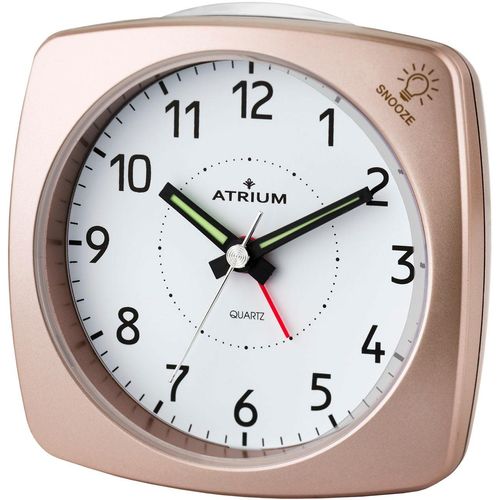 4037921006084 - Quarzwecker ATRIUM A251-17 rosa Wecker Wecker Schlafzimmer schleichende Sekunde Snooze Beleuchtung 4037921006084 - Quarzwecker ATRIUM A251-17 rosa Wecker Wecker Schlafzimmer schleichende Sekunde Snooze Beleuchtung