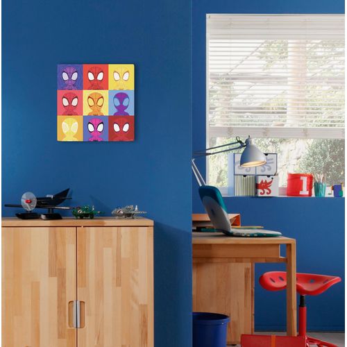 4055065032356 - Leinwandbild KOMAR Spidey Symmetry - Größe 30 x 30 cm bunt (farbe rahmen braun farbe bild(er) bunt) B30cm H30cm T2cm Papier Holz Bilder Keilrahmenbild mit Echtholzrahmen Kinderzimmer 4055065032356 - Leinwandbild KOMAR Spidey Symmetry - Größe 30 x 30 cm bunt (farbe rahmen braun farbe bild(er) bunt) B30cm H30cm T2cm Papier Holz Bilder Keilrahmenbild mit Echtholzrahmen Kinderzimmer
