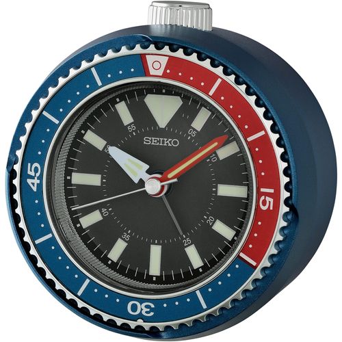 4517228841170 - Quarzwecker SEIKO blau (blau schwarz) Wecker Wecker Leuchtzeiger Schlummerfunktion PiepalarmGeschenkidee
