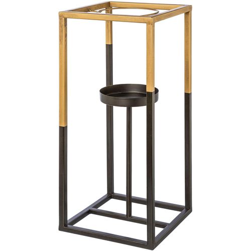 4064118115984 - Kerzenhalter CREATIV DECO gold (goldfarben) B2100cm H5000cm T2100cm Metall Kerzenhalter mit Glas für Stumpenkerzen Höhe ca 50 cm 4064118115984 - Kerzenhalter CREATIV DECO gold (goldfarben) B2100cm H5000cm T2100cm Metall Kerzenhalter mit Glas für Stumpenkerzen Höhe ca 50 cm