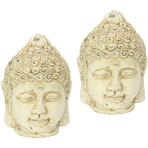 4019844765880 - Dekofigur IGEA Buddha-Kopf Dekofiguren Gr B H 15 cm x 20 cm beige (creme) Deko-Figur Deko-Objekte Dekofiguren 2er Set 4019844765880 - Dekofigur IGEA Buddha-Kopf Dekofiguren Gr B H 15 cm x 20 cm beige (creme) Deko-Figur Deko-Objekte Dekofiguren 2er Set