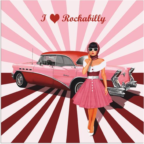 4059745140959 - Wandbild ARTLAND Ich liebe Rockabilly Bilder Gr B H 70 cm x 70 cm Alu-Dibond-Druck Ausstellungsplakate 1 St pink Bild Kunstdruck Poster Bilder als Alubild Leinwandbild Wandaufkleber oder in versch Größen 4059745140959 - Wandbild ARTLAND Ich liebe Rockabilly Bilder Gr B H 70 cm x 70 cm Alu-Dibond-Druck Ausstellungsplakate 1 St pink Bild Kunstdruck Poster Bilder als Alubild Leinwandbild Wandaufkleber oder in versch Größen