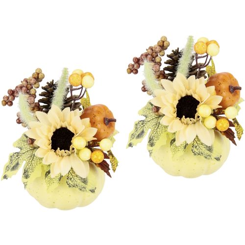 4019844791124 - Gestecke IGEA Sonnenblume beige (creme) B13cm H18cm L12cm Obermaterial 60% Polyester 40% Kunststoff Kunstpflanzen Herbstblumen 4019844791124 - Gestecke IGEA Sonnenblume beige (creme) B13cm H18cm L12cm Obermaterial 60% Polyester 40% Kunststoff Kunstpflanzen Herbstblumen
