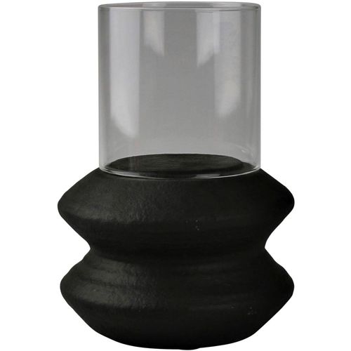4056422241695 - Windlicht AM DESIGN TERRACOTTA schwarz H205cm Ø15cm Ton Glas Kerzenhalter Kerzenhalter Höhe ca 205 cm 4056422241695 - Windlicht AM DESIGN TERRACOTTA schwarz H205cm Ø15cm Ton Glas Kerzenhalter Kerzenhalter Höhe ca 205 cm