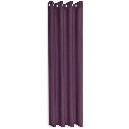 4007863545927 - Vorhang Ilia Gr 1 lila (beere) B140cm H235cm Wirkware Polyester Gardinen HxB 235x140 klasischer Uni Ösenschal 4007863545927 - Vorhang Ilia Gr 1 lila (beere) B140cm H235cm Wirkware Polyester Gardinen HxB 235x140 klasischer Uni Ösenschal