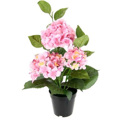 4019844802592 - Kunstblume IGEA Hortensien rosa B35cm H50cm L35cm Polyester Kunstpflanzen 4019844802592 - Kunstblume IGEA Hortensien rosa B35cm H50cm L35cm Polyester Kunstpflanzen