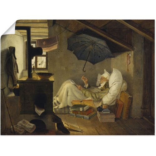 4055327542593 - Wandbild ARTLAND Der arme Poet 1839 Bilder Gr B H 40 cm x 30 cm Poster Mann 1 St braun Bild Poster Bilder als Leinwandbild Wandaufkleber oder in versch Größen 4055327542593 - Wandbild ARTLAND Der arme Poet 1839 Bilder Gr B H 40 cm x 30 cm Poster Mann 1 St braun Bild Poster Bilder als Leinwandbild Wandaufkleber oder in versch Größen