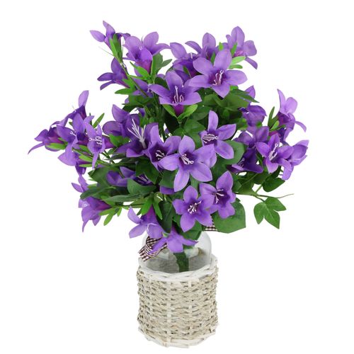 4019844823474 - Kunstblume IGEA Glockenblumen-Strauß in Vase lila (violett) B24cm H36cm L20cm Polyester Kunstpflanzen Sternblumen Blumen Dekoblumen Künstlich Bouquet Blumenstrauß 4019844823474 - Kunstblume IGEA Glockenblumen-Strauß in Vase lila (violett) B24cm H36cm L20cm Polyester Kunstpflanzen Sternblumen Blumen Dekoblumen Künstlich Bouquet Blumenstrauß